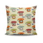 Aberto Design Cojín NKRLNT-091 Multicolor 43 x 43 cm